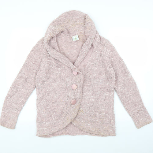 Classics Womens Pink  Knit Jacket  Size 12