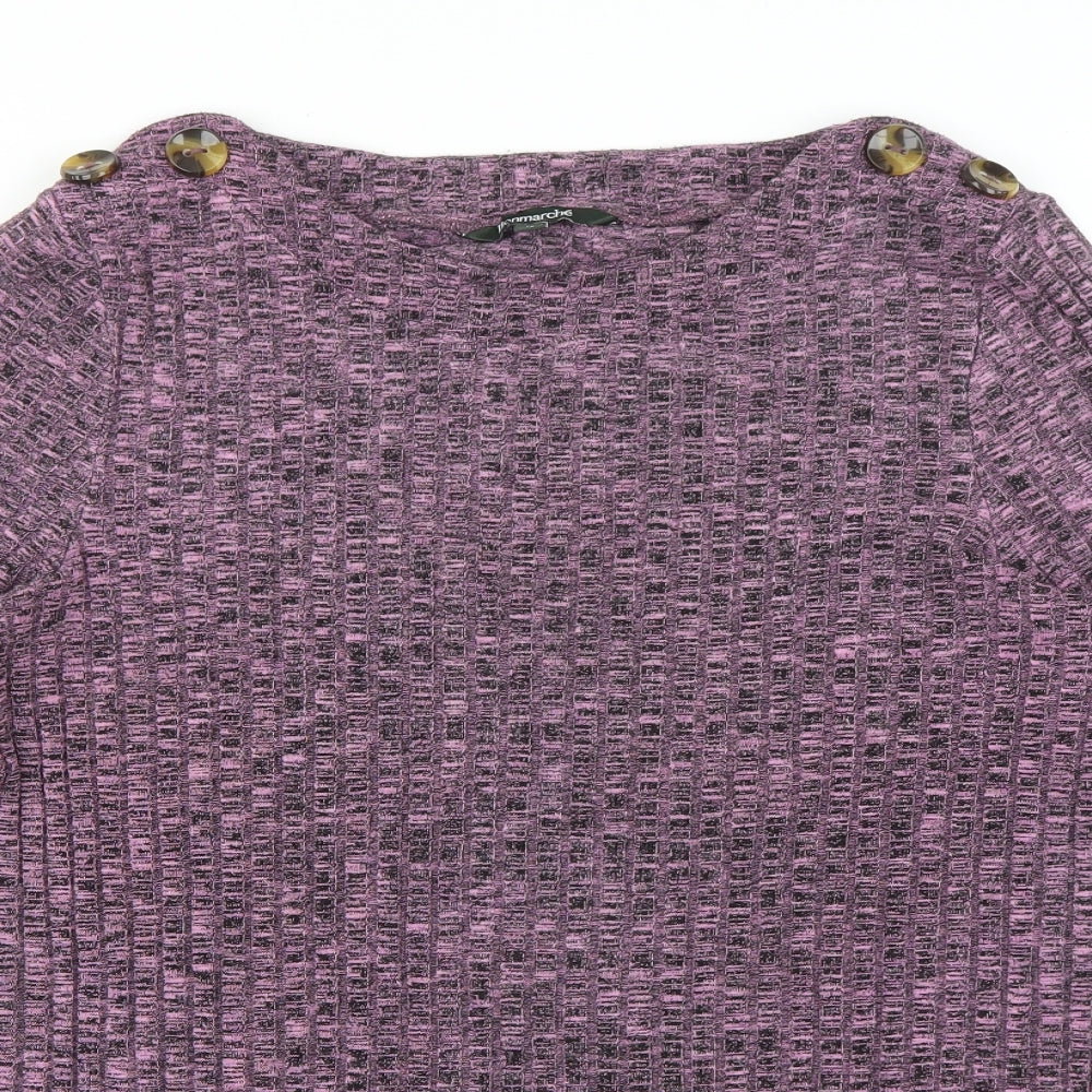 Bonmarché Womens Purple   Jumper Dress  Size 18