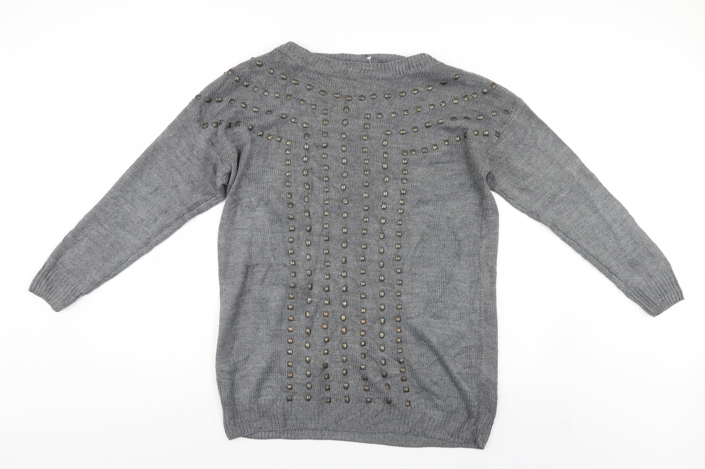 Marks and Spencer Womens Grey   Pullover Jumper Size 14