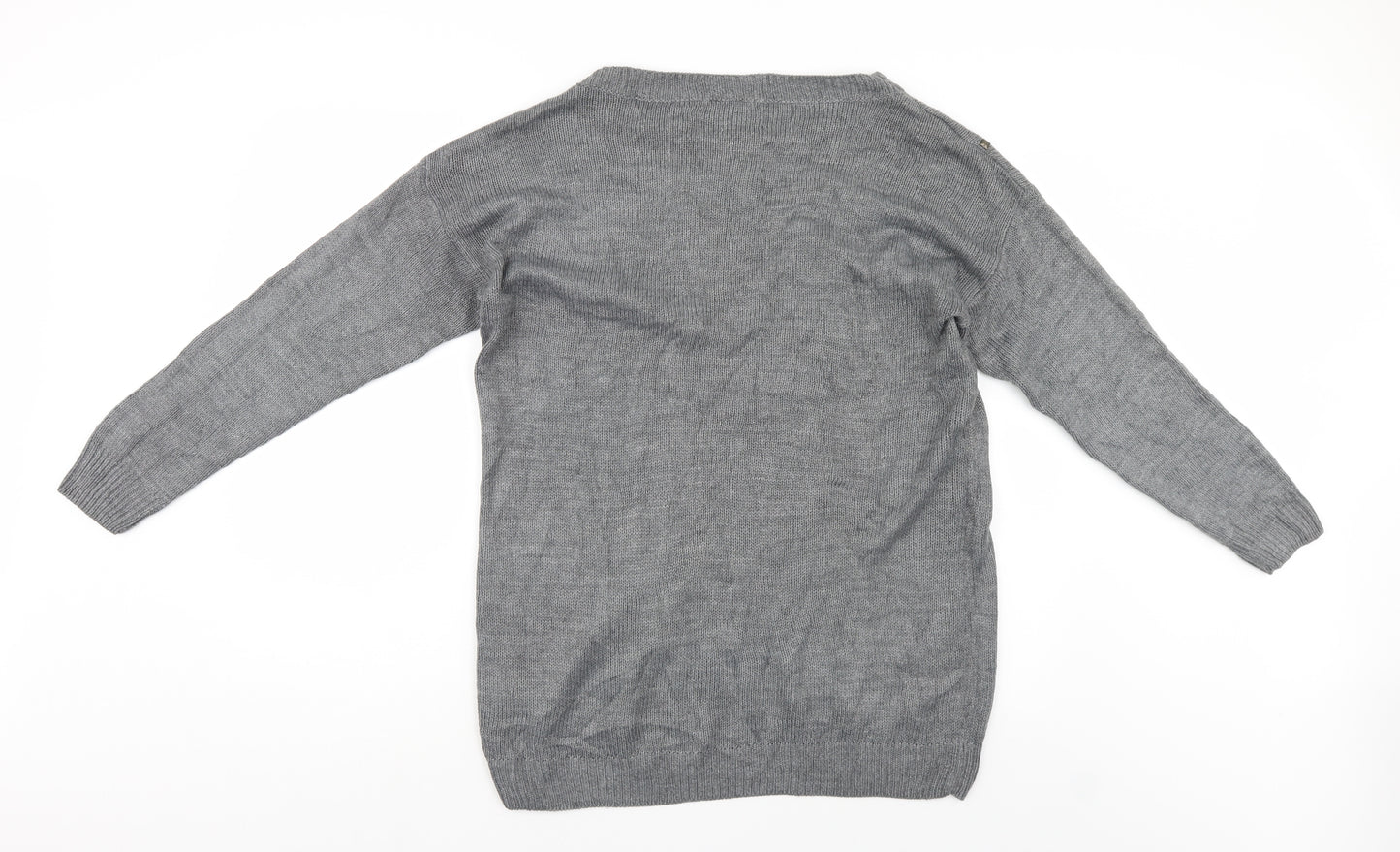 Marks and Spencer Womens Grey   Pullover Jumper Size 14
