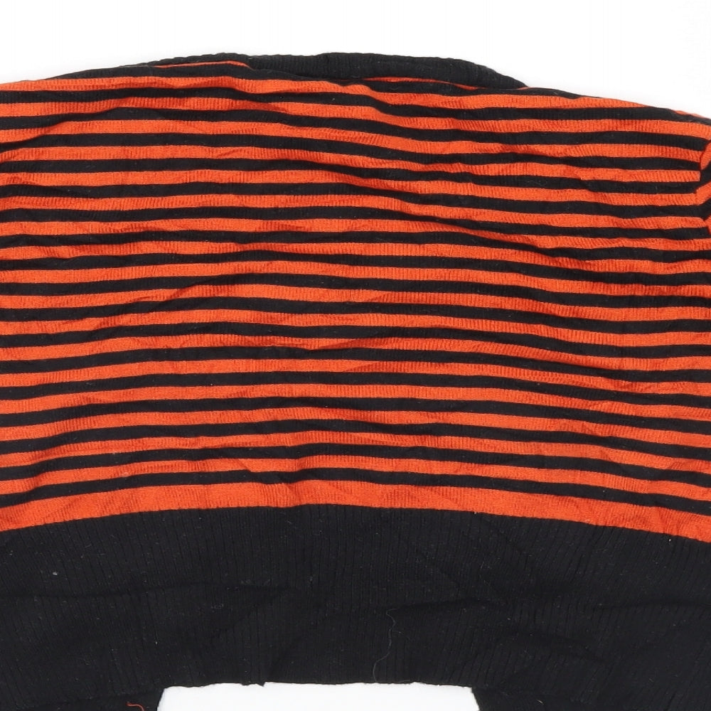 George Womens Multicoloured Striped  Cardigan Jumper Size 16  - Cropped