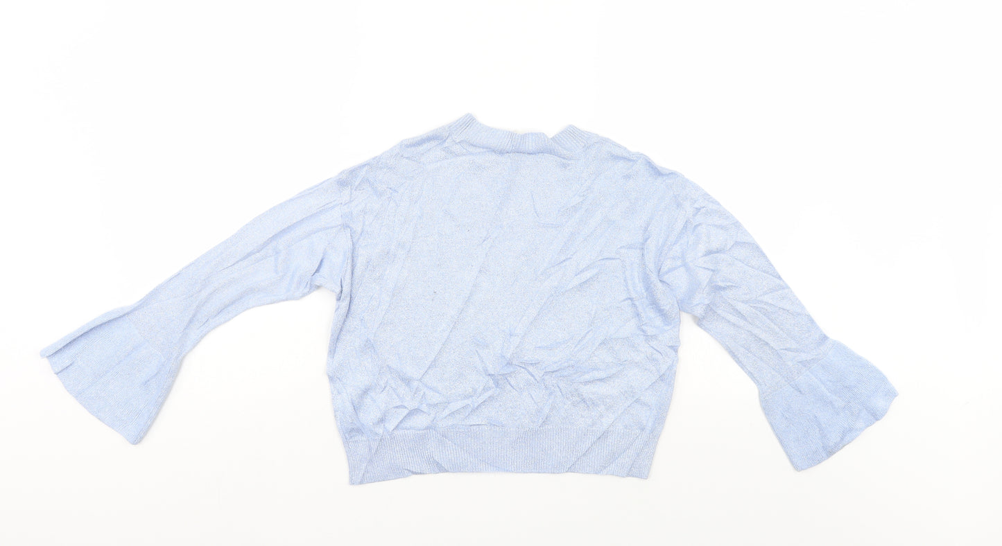 River Island Girls Blue   Pullover Jumper Size 9-10 Years