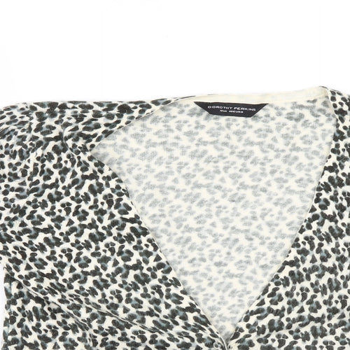 Dorothy Perkins Womens Multicoloured Animal Print  Cardigan Jumper Size 12