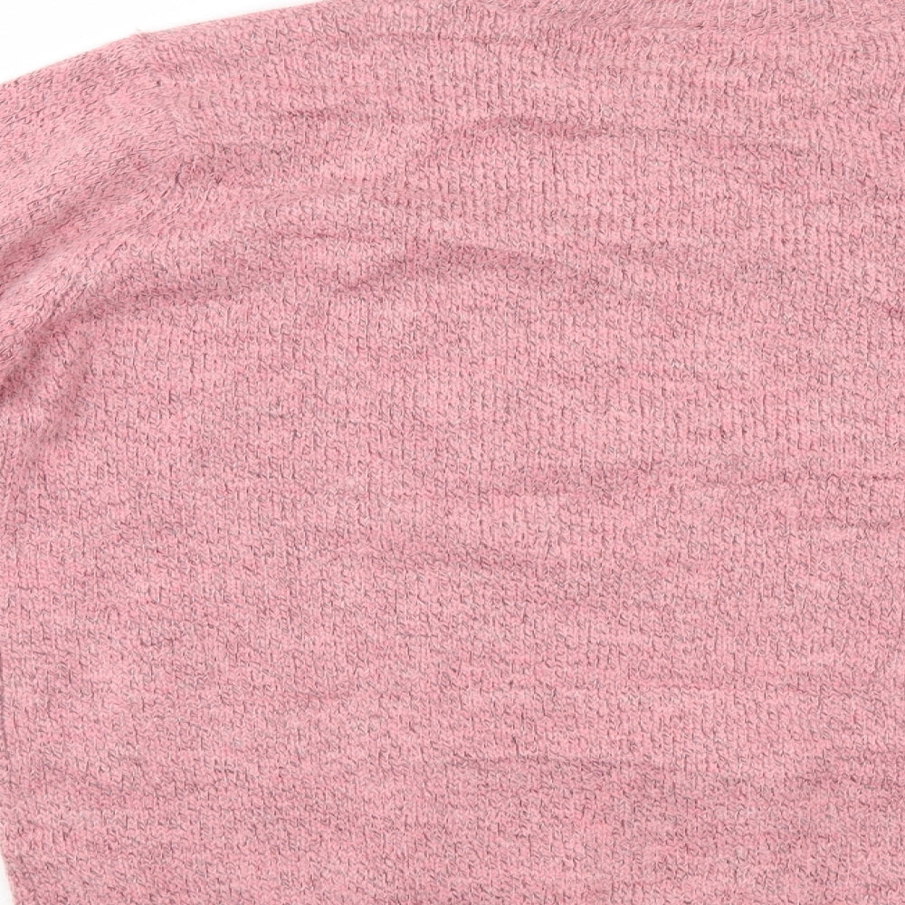 Rose Pearl Womens Pink Argyle/Diamond  Pullover Jumper Size 16