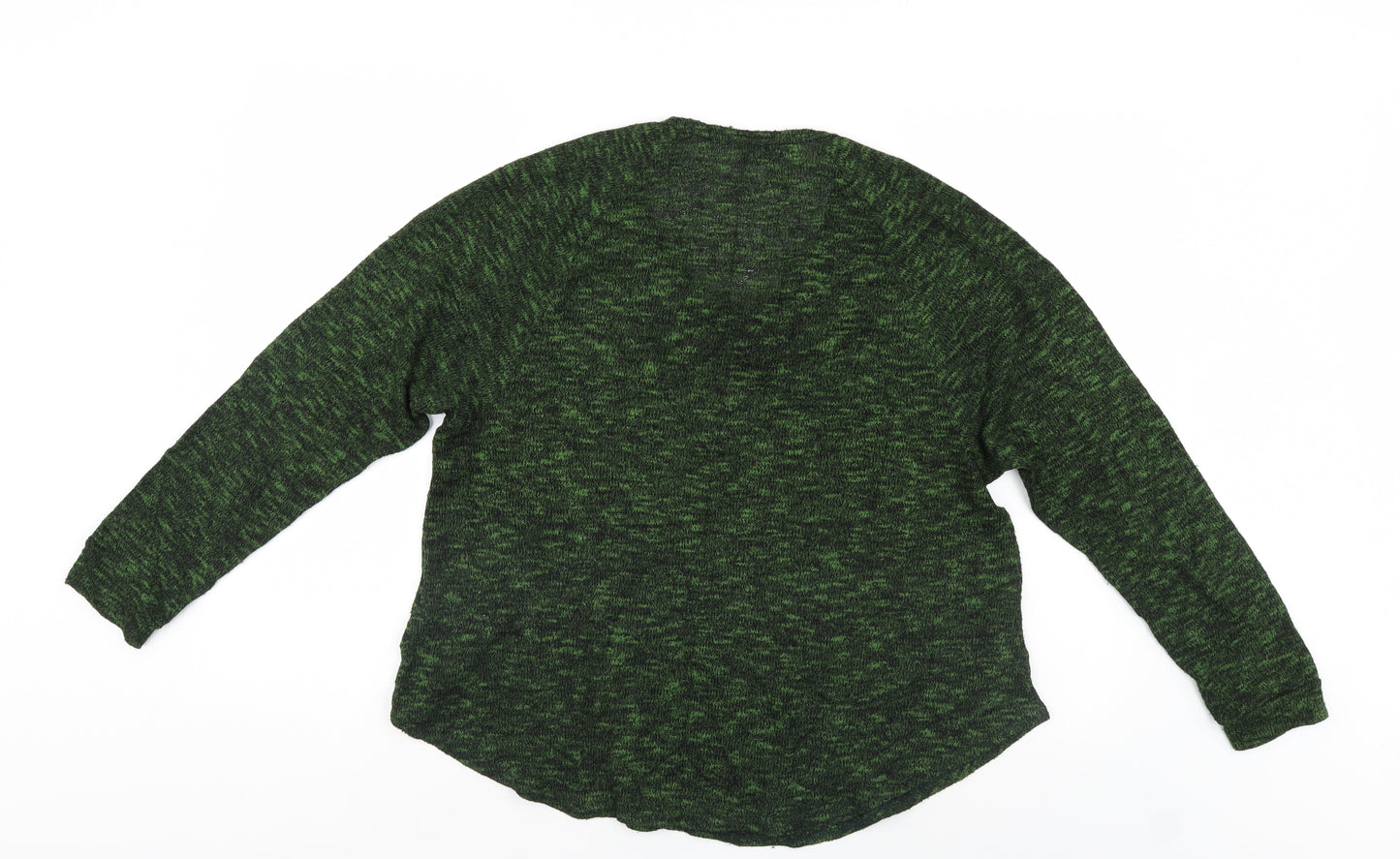 Sparkle & Fade Womens Green   Pullover Jumper Size L