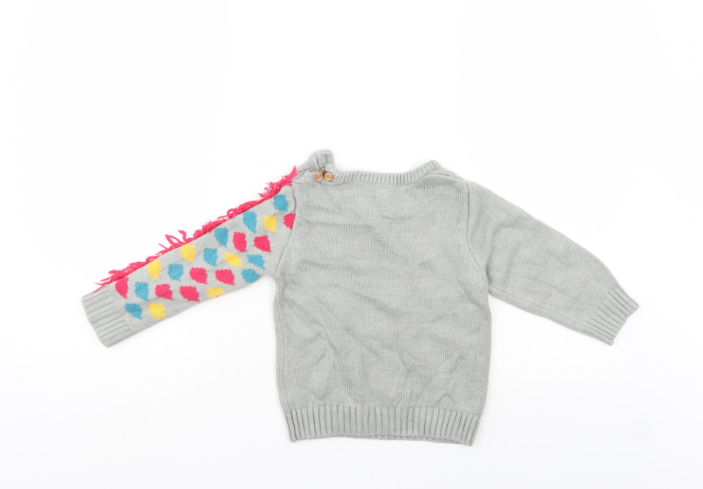 Preworn Girls Multicoloured   Pullover Jumper Size 4-5 Years