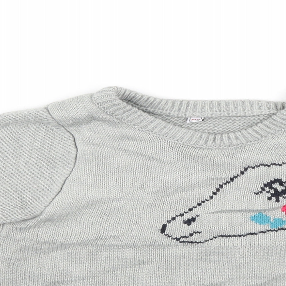 Preworn Girls Multicoloured   Pullover Jumper Size 4-5 Years