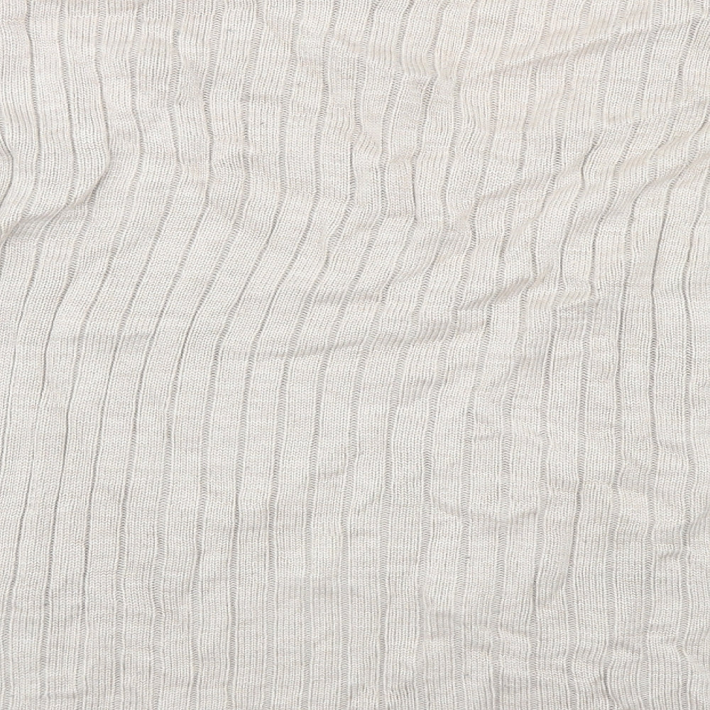 Cavalli Womens Ivory Fair Isle  Pullover Jumper Size M