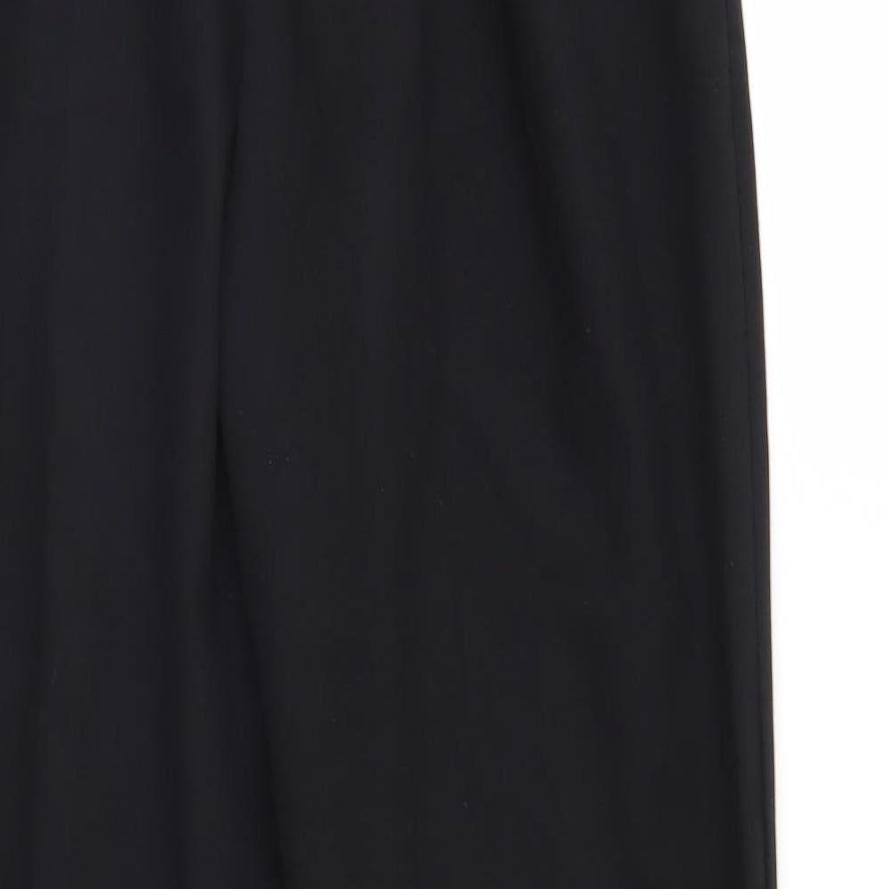 BM Womens Black   Trousers  Size 12 L26 in
