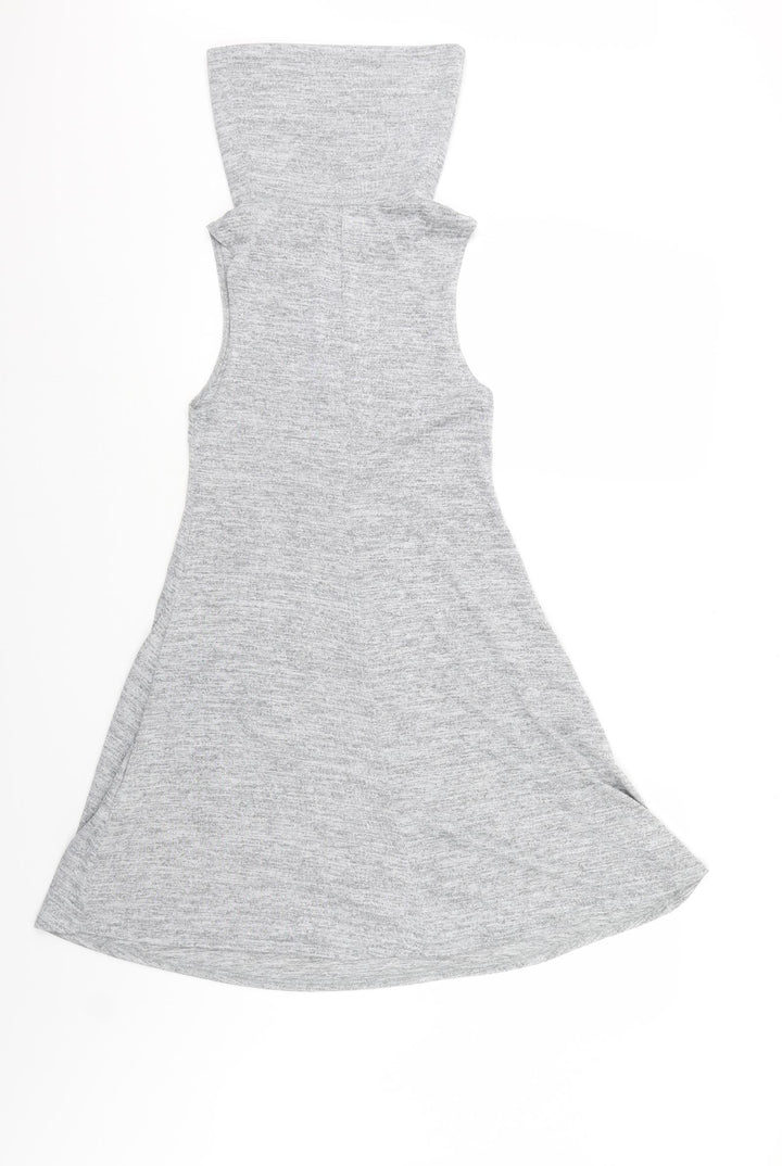 New Look Womens Grey   Tank Dress  Size 8