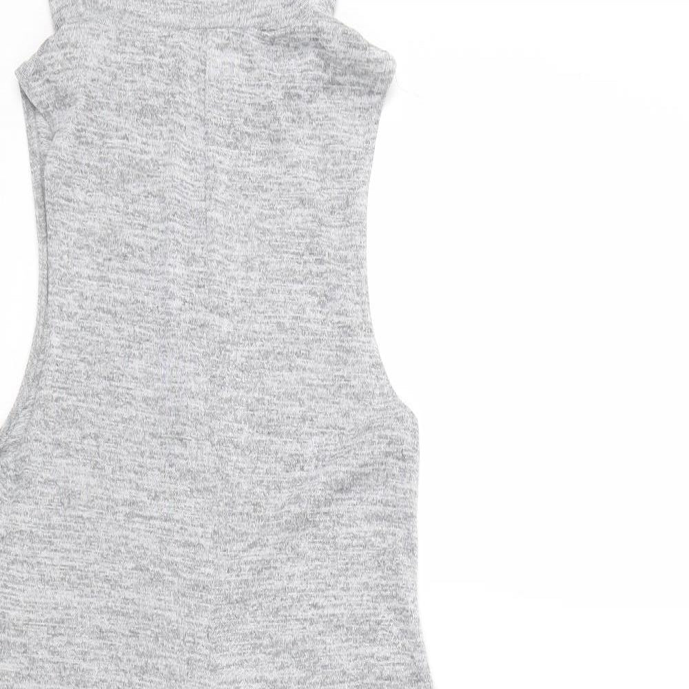 New Look Womens Grey   Tank Dress  Size 8
