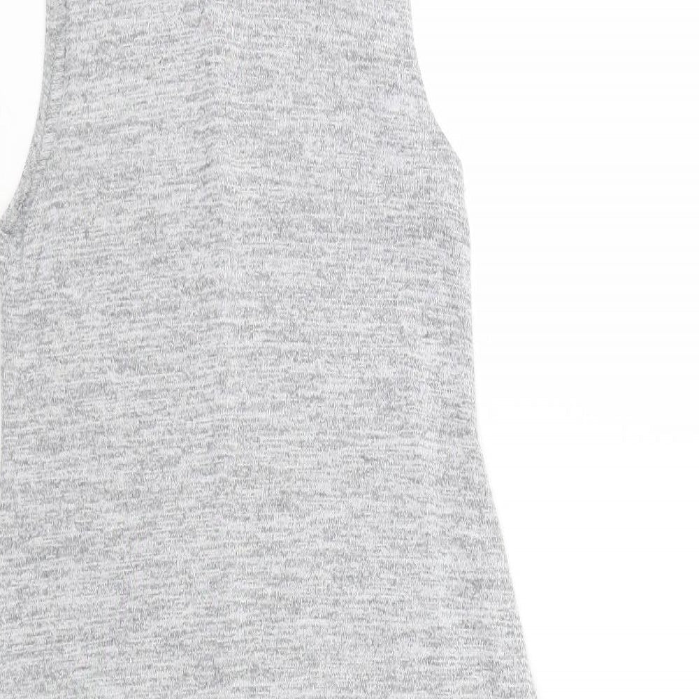 New Look Womens Grey   Tank Dress  Size 8