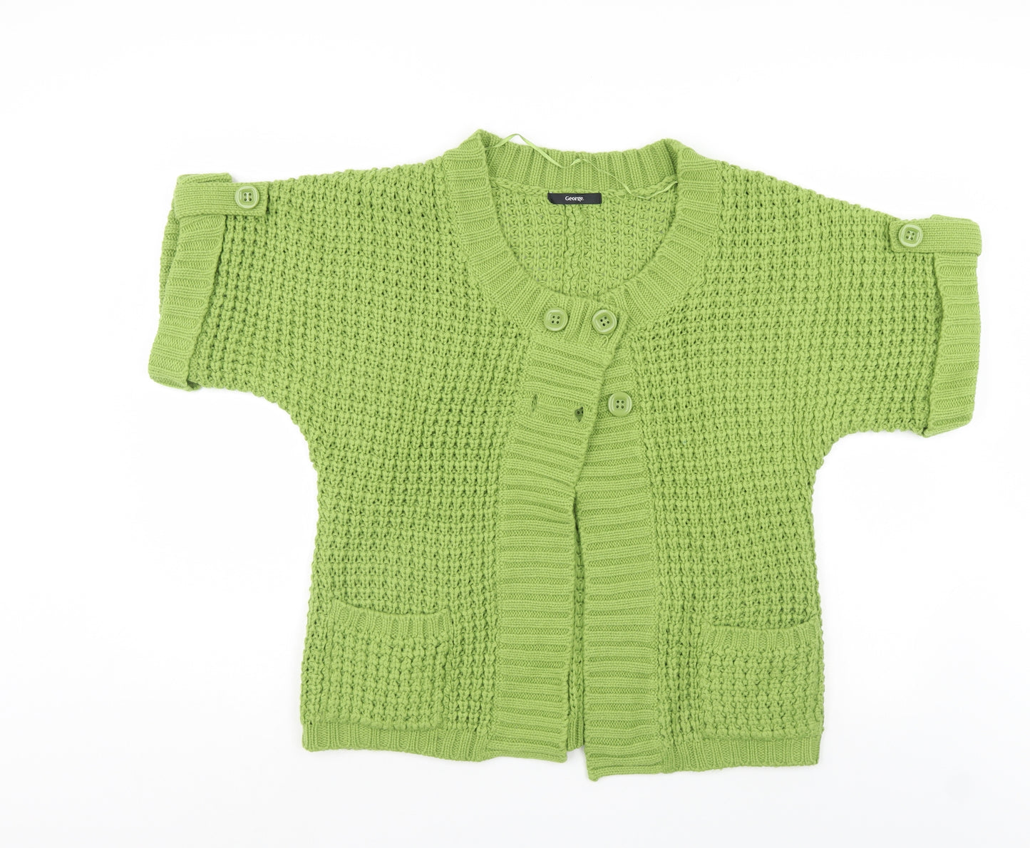 George Womens Green   Cardigan Jumper Size 14