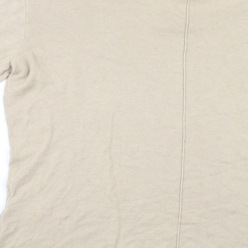 Silk skin Womens Beige   Pullover Jumper Size M