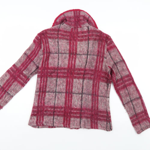 Per Una Womens Pink Check  Jacket Blazer Size M