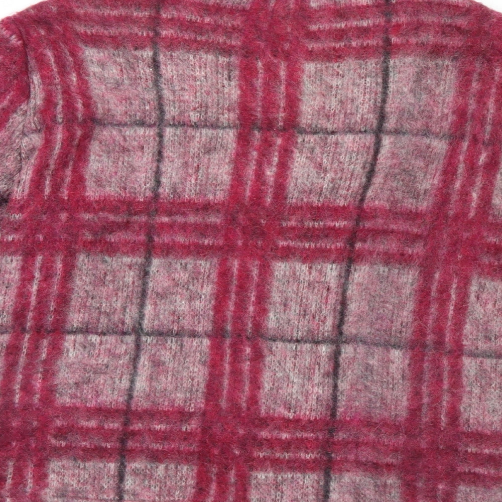Per Una Womens Pink Check  Jacket Blazer Size M