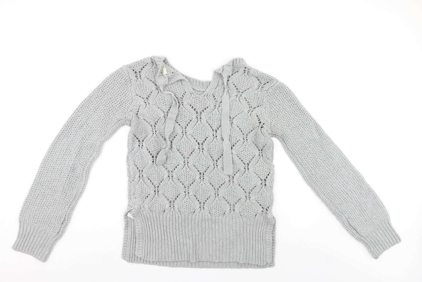 Oasis Womens Grey   Pullover Jumper Size M