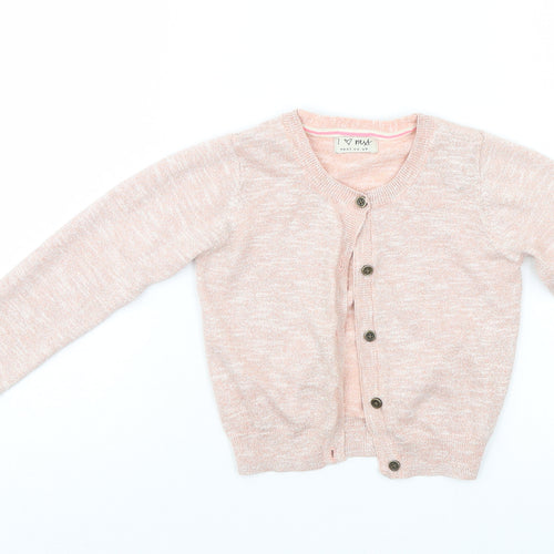NEXT Girls Pink   Cardigan Jumper Size 4-5 Years