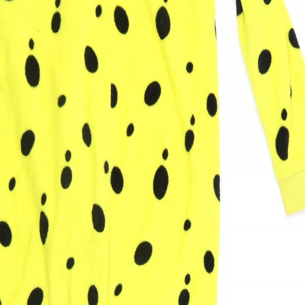 SpongeBob SquarePants Womens Yellow Polka Dot   One Piece Size 8