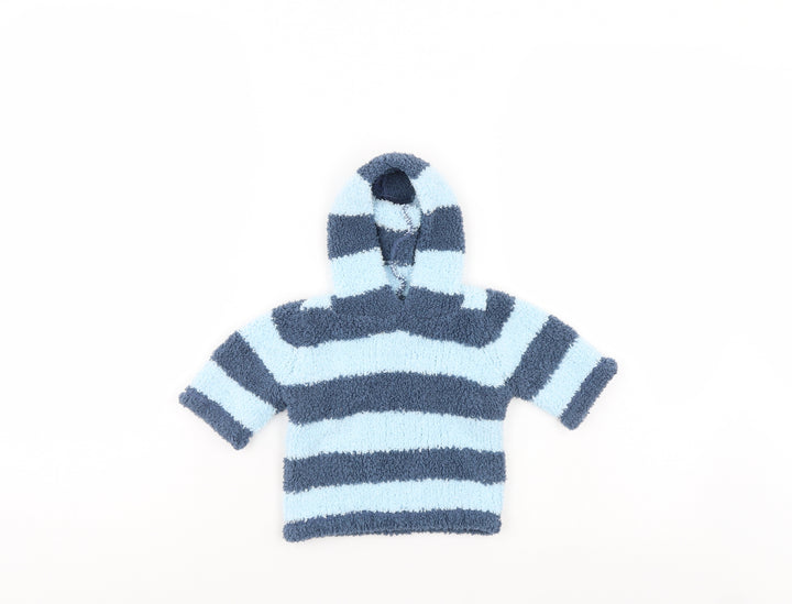 Cherokee Baby Blue Striped Pullover Jumper Size 3-6 Months
