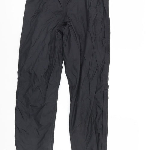 Karrimor Boys Black   Rain Trousers Trousers Size 11-12 Years