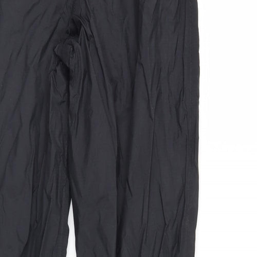 Karrimor Boys Black   Rain Trousers Trousers Size 11-12 Years
