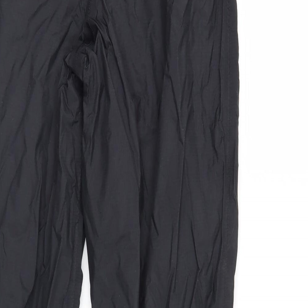 Karrimor Boys Black   Rain Trousers Trousers Size 11-12 Years