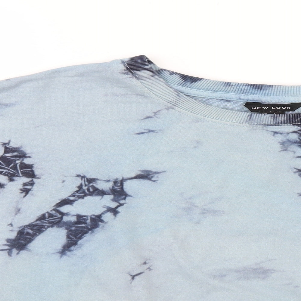 New Look Womens Blue   Pullover Sweatshirt Size L