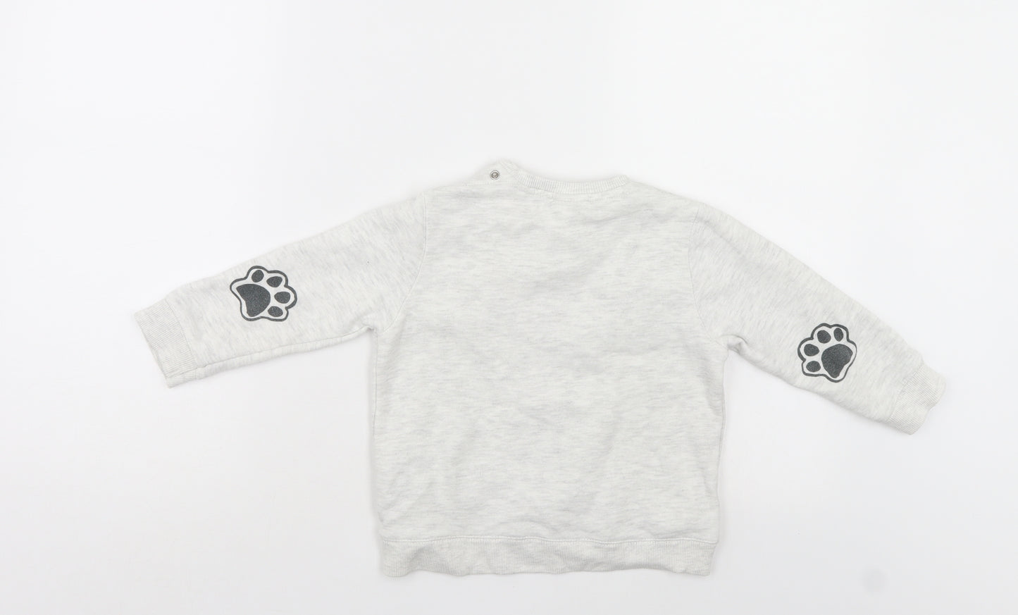 Zara Girls Grey   Henley Sweatshirt Size 3-4 Years