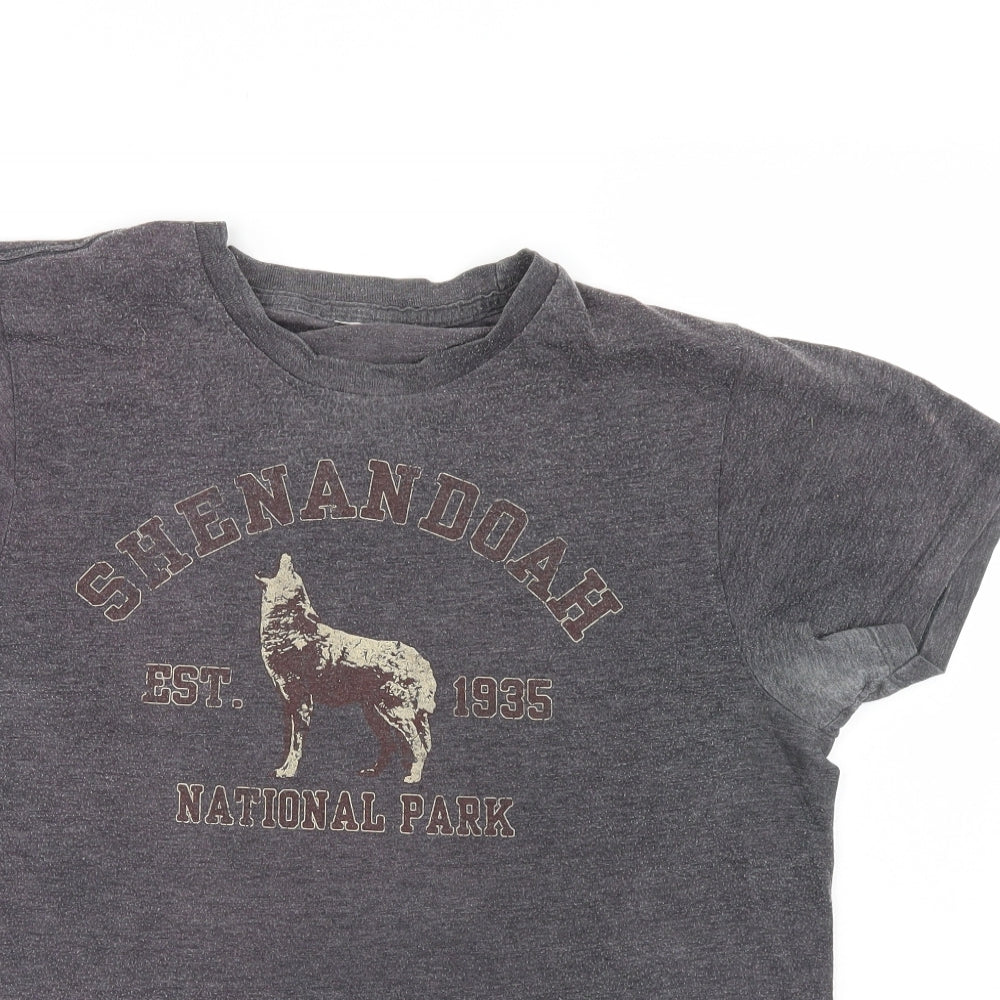 Preworn Mens Grey    T-Shirt Size M