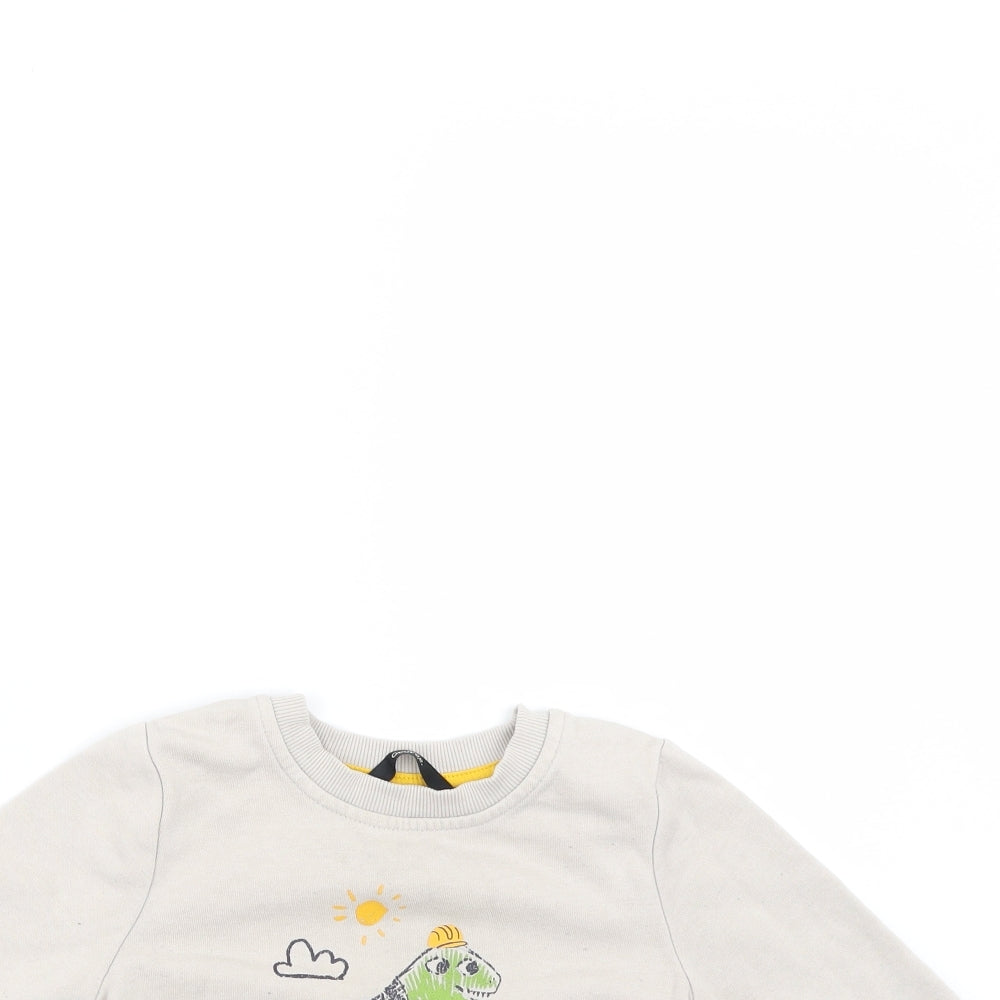George Boys Grey   Pullover Jumper Size 18-24 Months