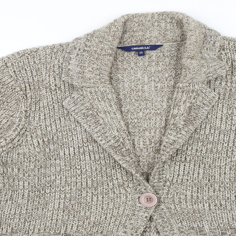 Casual Club Womens Brown   Jacket  Size 20