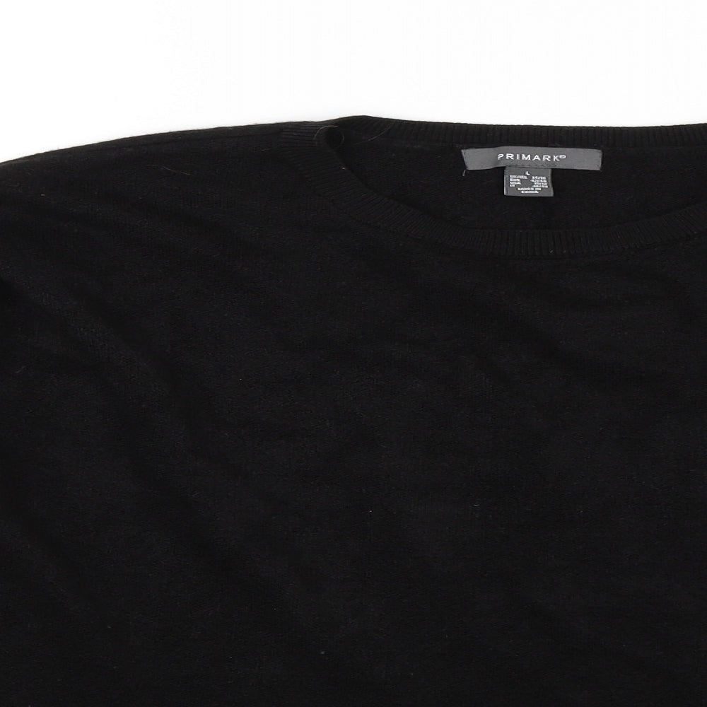 Primark Womens Black   Pullover Jumper Size L