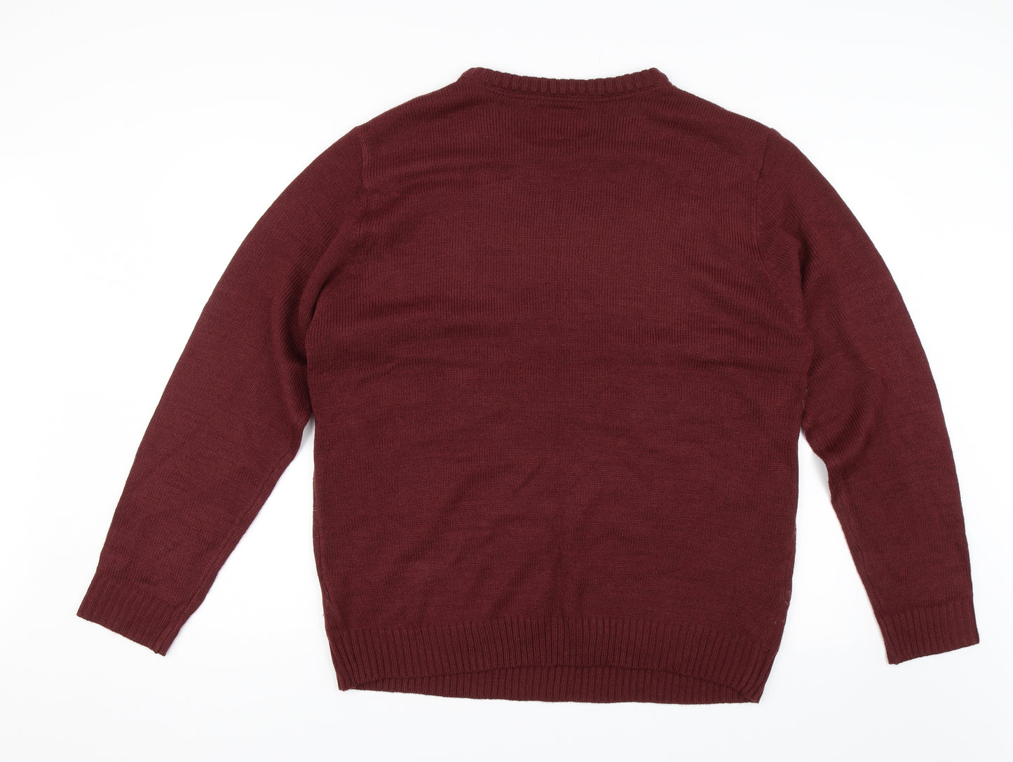 Christmas Mens Red   Pullover Jumper Size XL  - Christmas jumper