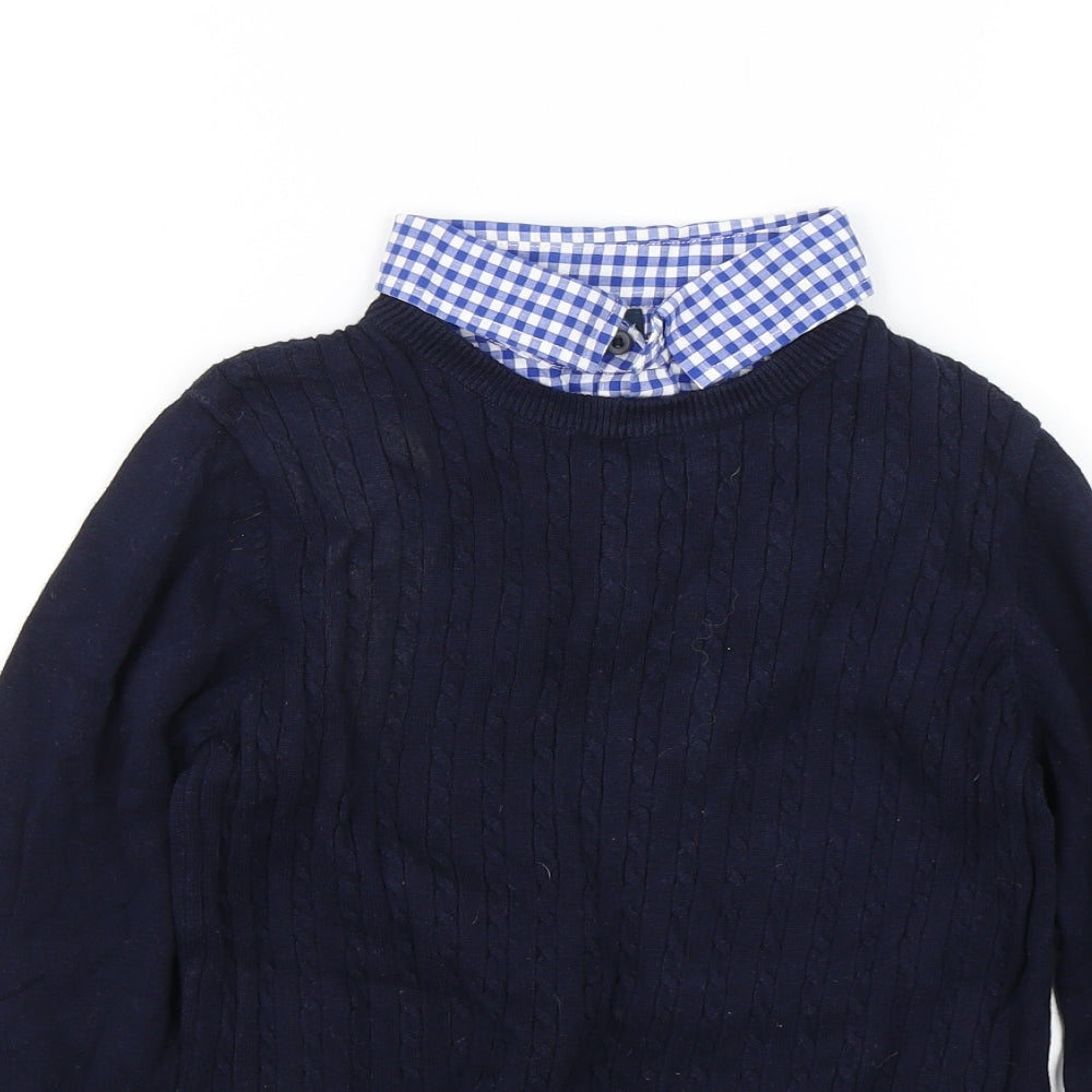 NEXT Boys Blue   Pullover Jumper Size 10 Years