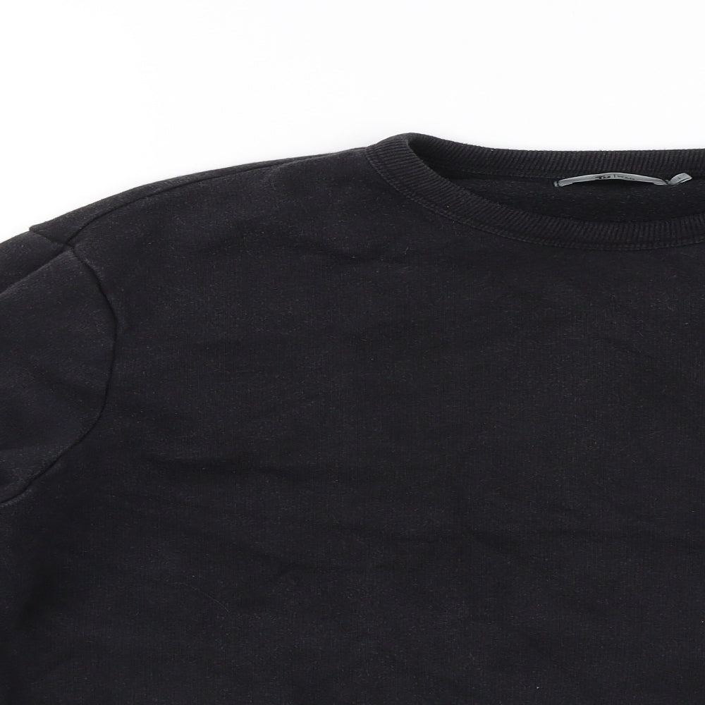 TU Mens Black   Pullover Jumper Size L