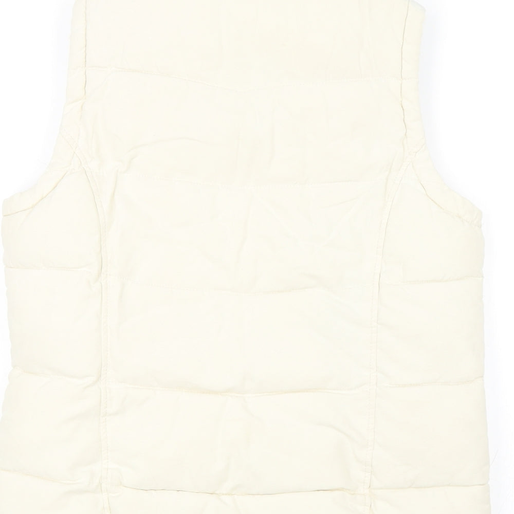 Joules Womens White   Gilet Jacket Size 12