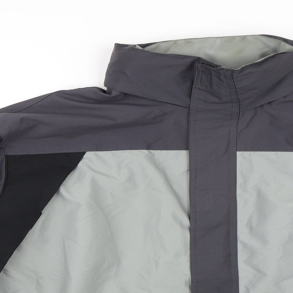 Reebok Mens Grey   Rain Coat Jacket Size L