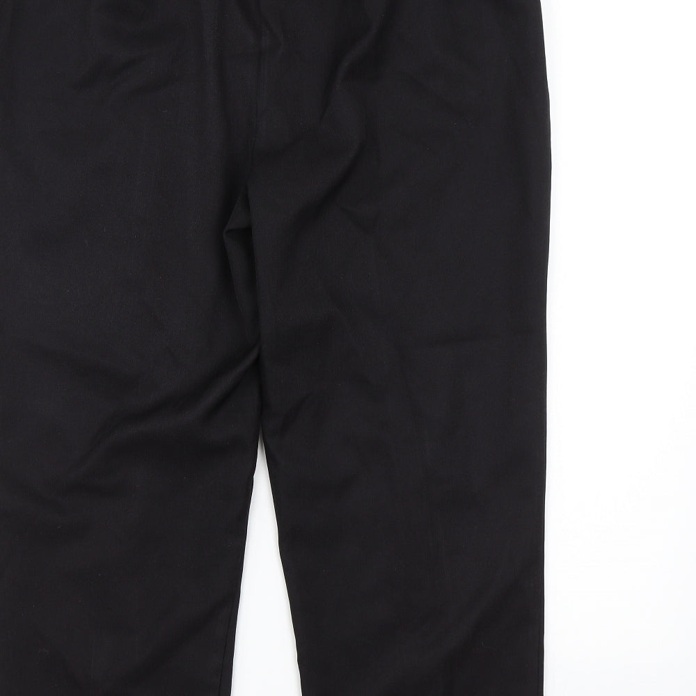 Papaya Womens Black   Capri Trousers Size 16 L25 in
