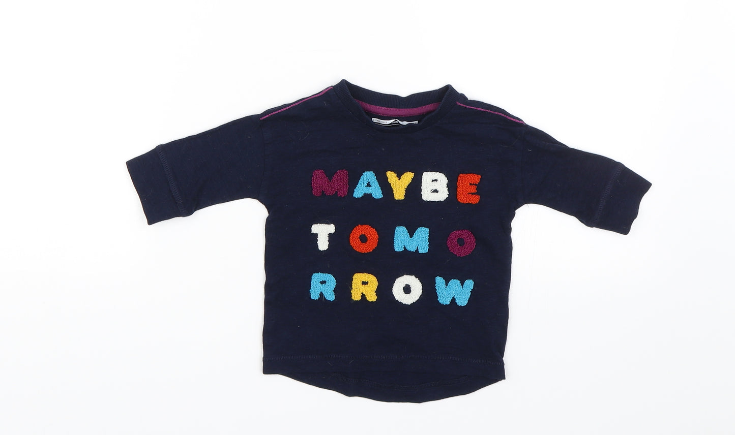 NEXT Baby Blue   Basic T-Shirt Size 3-6 Months  - Maybe tomorrow