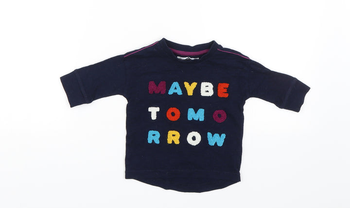 NEXT Baby Blue   Basic T-Shirt Size 3-6 Months  - Maybe tomorrow