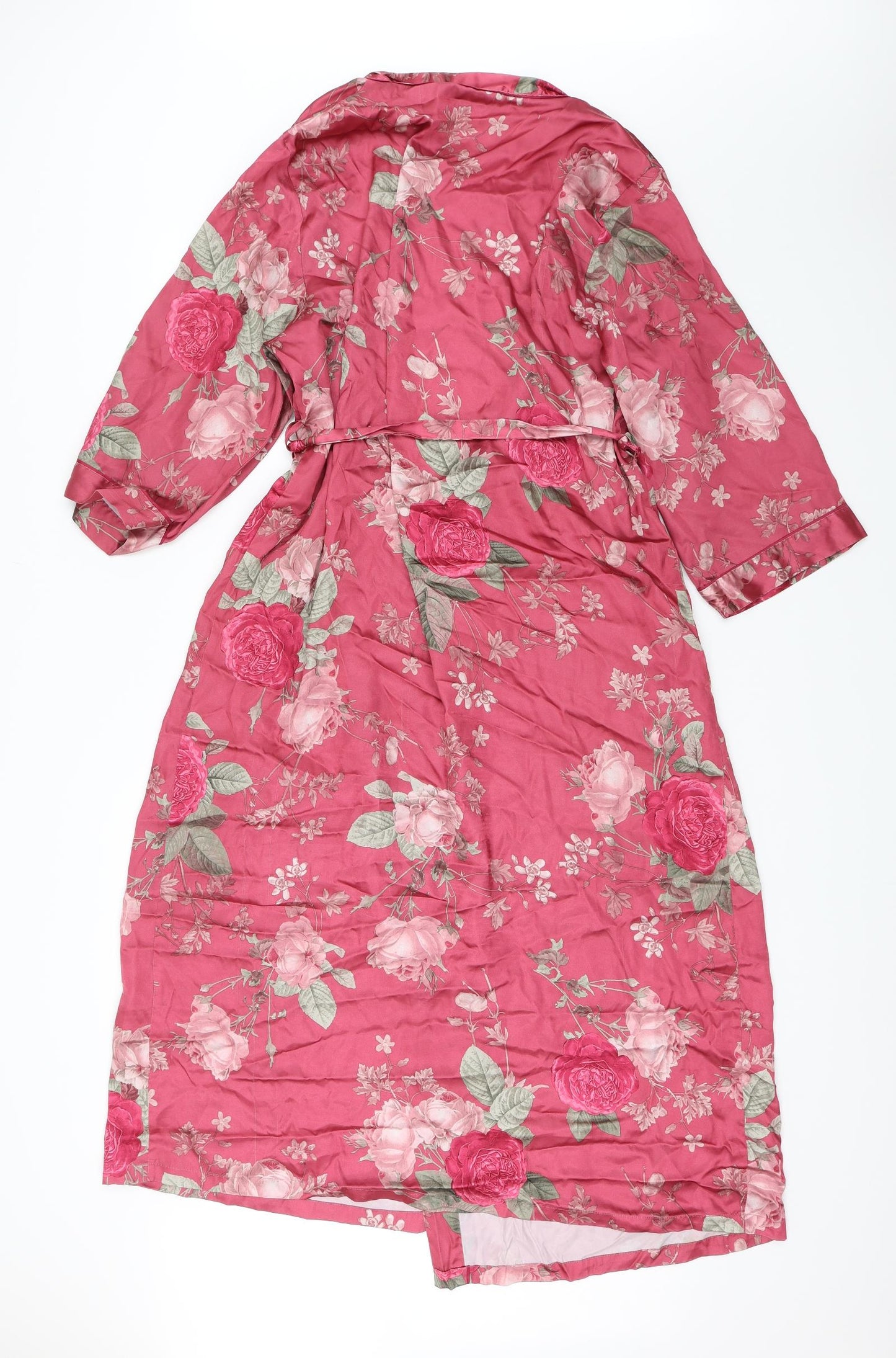 Debenhams Womens Pink Floral  Top Robe Size 12