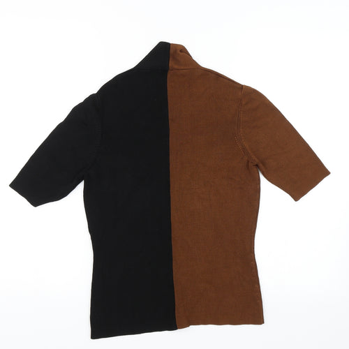 Jesire Womens Brown   Basic Blouse Size L