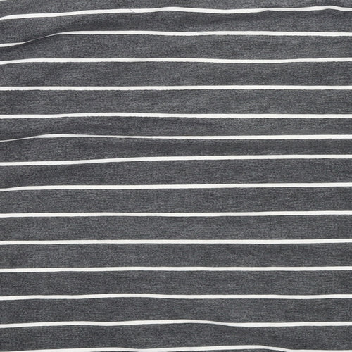 NEXT Womens Grey Striped  Pullover Jumper Size 10  - Bonnie Nuit