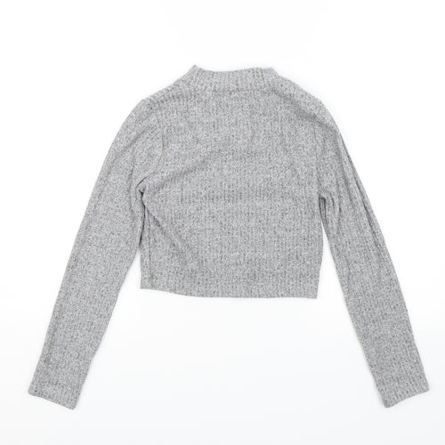 Candy Couture Girls Grey   Pullover Jumper Size 12 Years