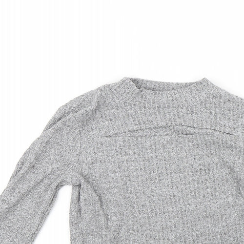 Candy Couture Girls Grey   Pullover Jumper Size 12 Years