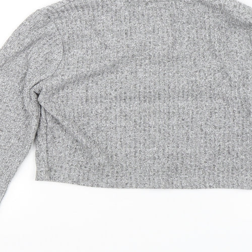 Candy Couture Girls Grey   Pullover Jumper Size 12 Years