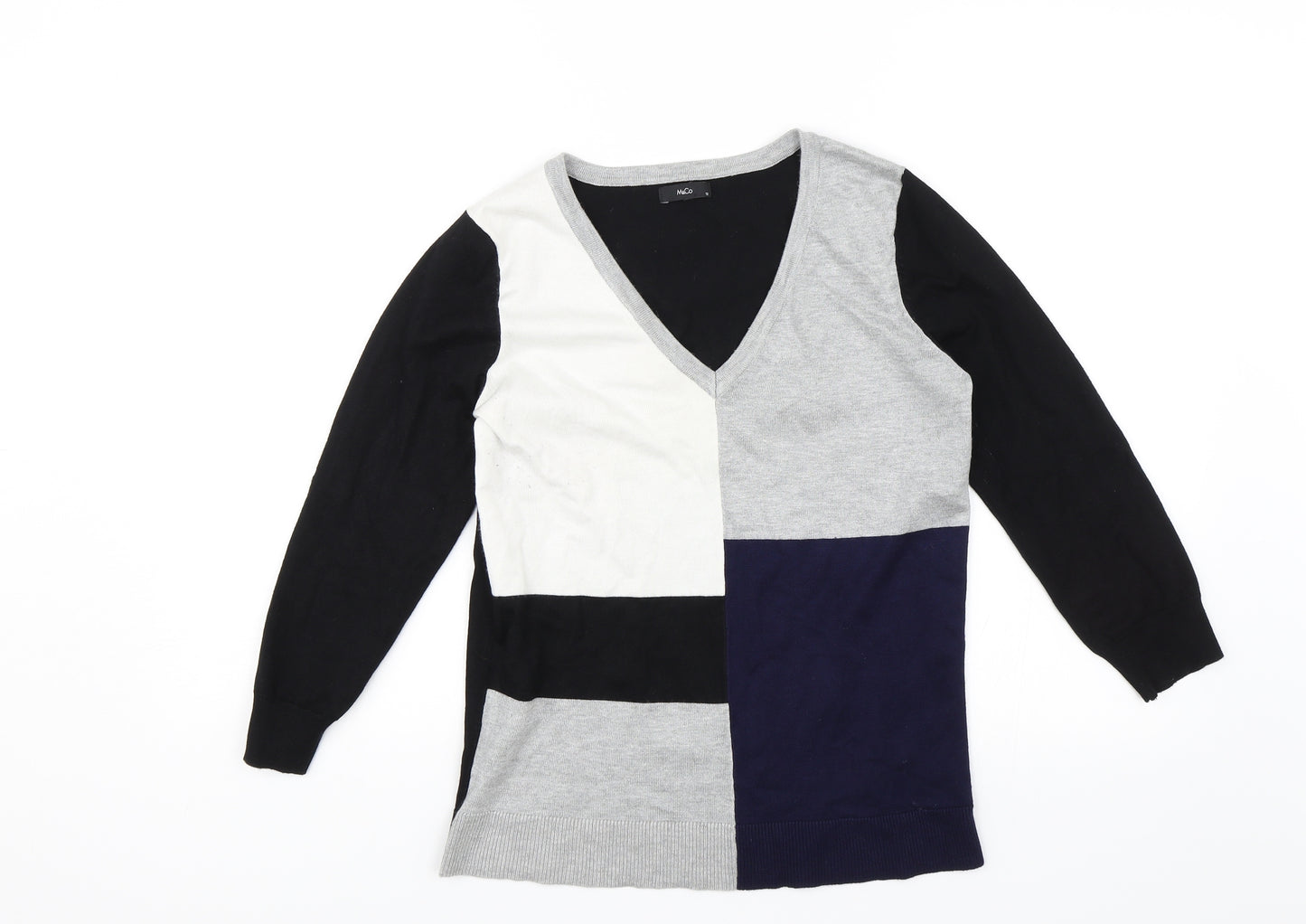 M&Co Womens Black   Pullover Jumper Size 12
