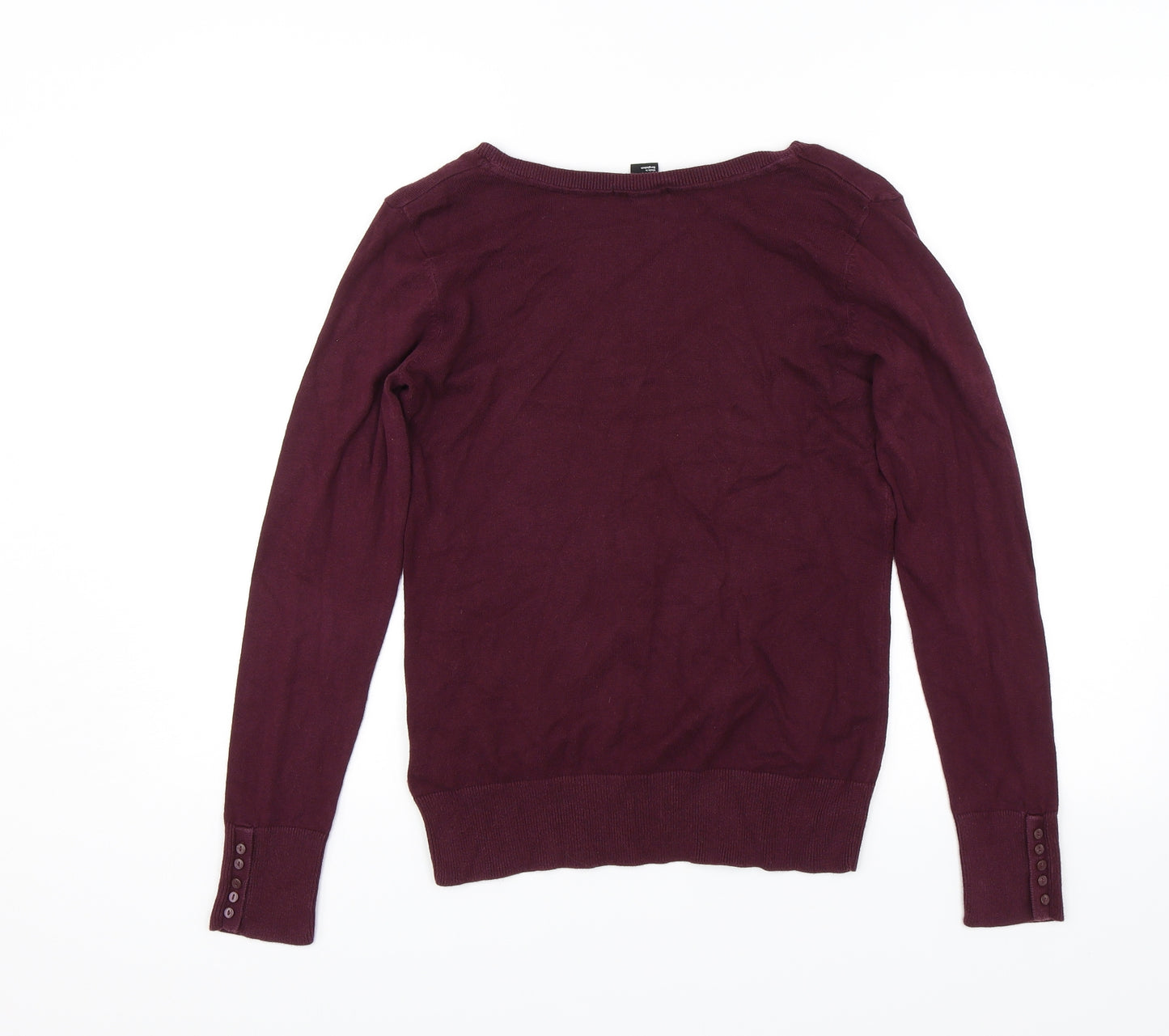 H&M Womens Red   Pullover Jumper Size S