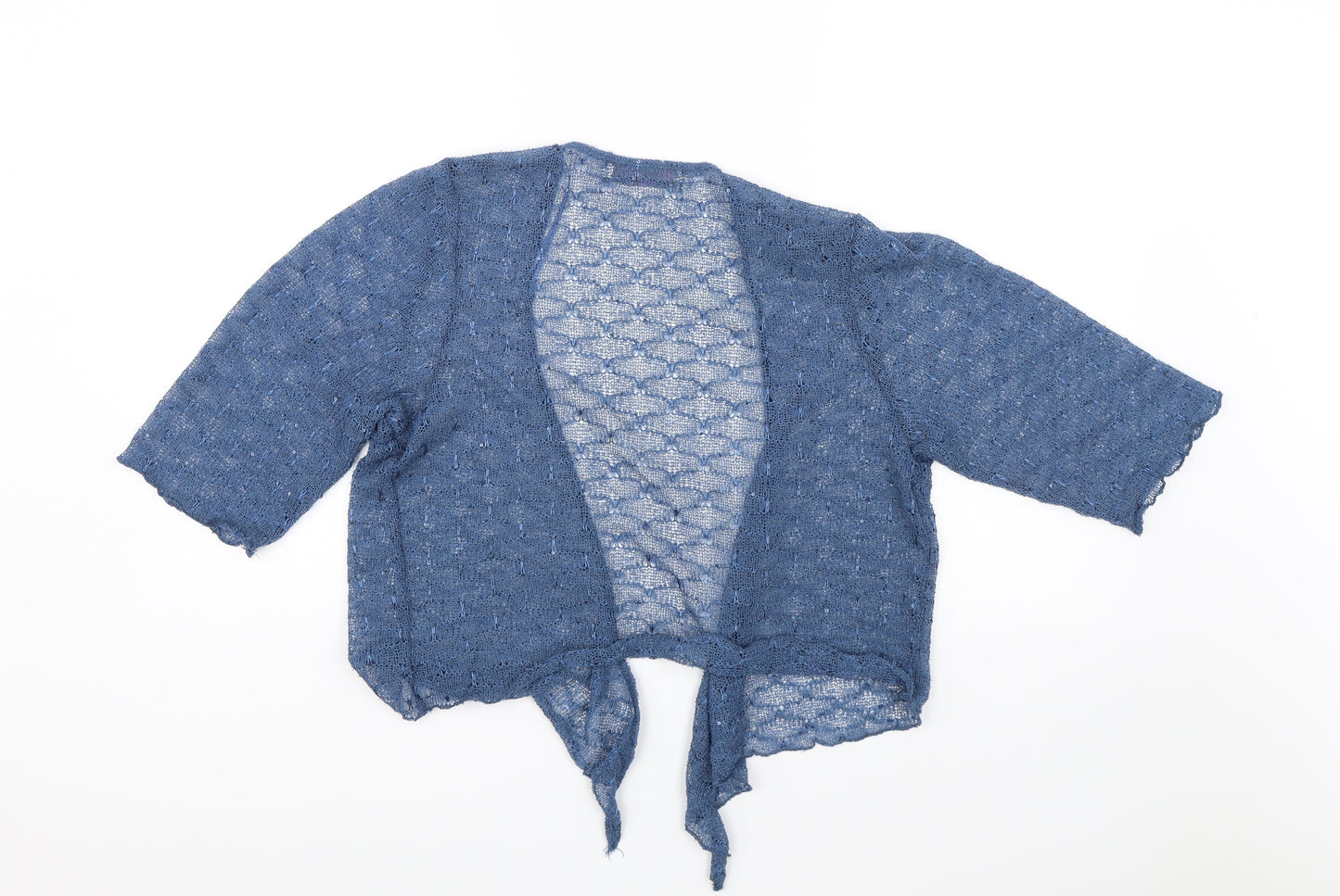 Pure and Natural Womens Blue   Shrug Jumper Size M